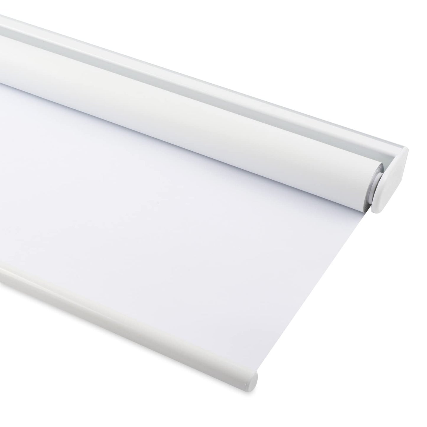 Blackout Roller Shades Blinds Cordless for Windows Pull Down Room Darkening Door Blinds with Thermal Insulated Easy to Install for Living Room,Bedroom,Home,Office Bathroom White 23" W x 72" H