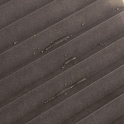 Temporary Blinds, Vertical Pleated Blinds No Drilling Self Adhesive Blinds Easy to Install Fits Blinds Window Roller for Bathroom Kitchen Living Room Office Window (Brown, 60 * 150cm)