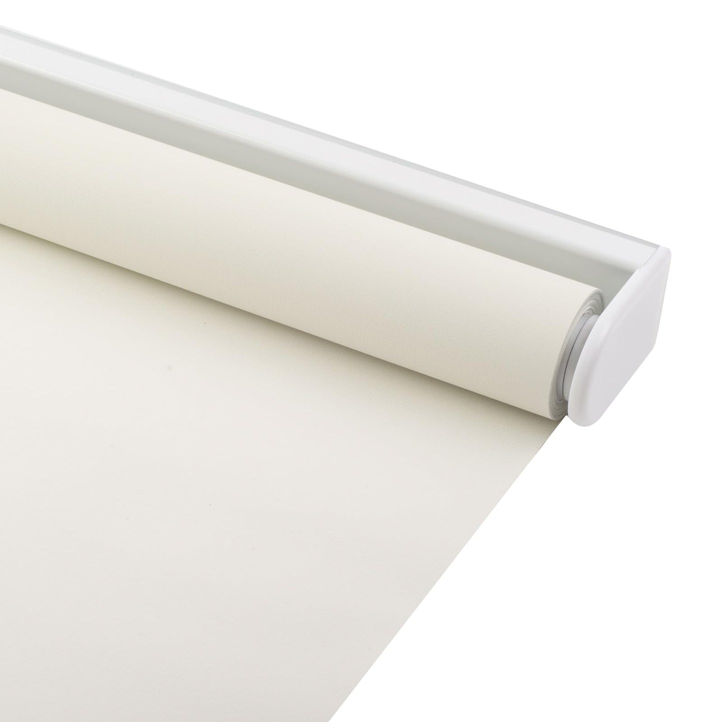 Blackout Roller Shades Blinds Cordless for Windows Pull Down Room Darkening Door Blinds with Thermal Insulated Easy to Install for Living Room,Bedroom,Home,Office Bathroom White 23" W x 72" H