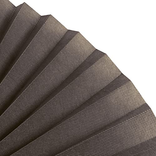 Temporary Blinds, Vertical Pleated Blinds No Drilling Self Adhesive Blinds Easy to Install Fits Blinds Window Roller for Bathroom Kitchen Living Room Office Window (Brown, 60 * 150cm)